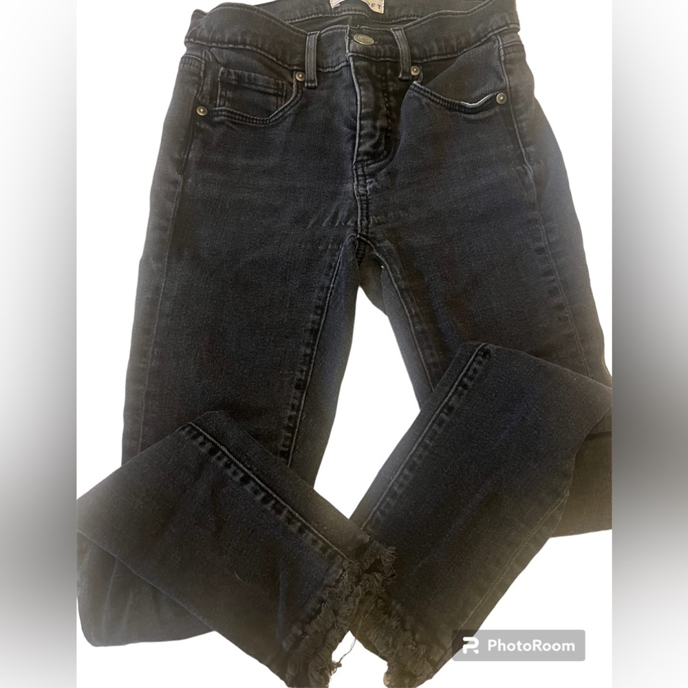 LOFT Dark Wash Ankle Jeans